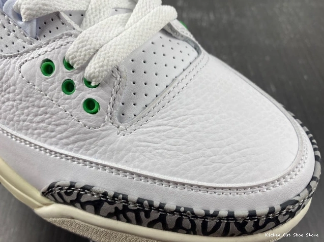 Kicked Out Shoe Store CK9246-136 Lucky Green Jordan Retro 3 (W) 0813